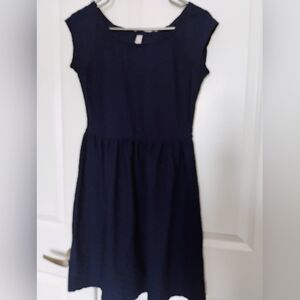 Xhilaration Navy Blue Sleeveless Mini Dress